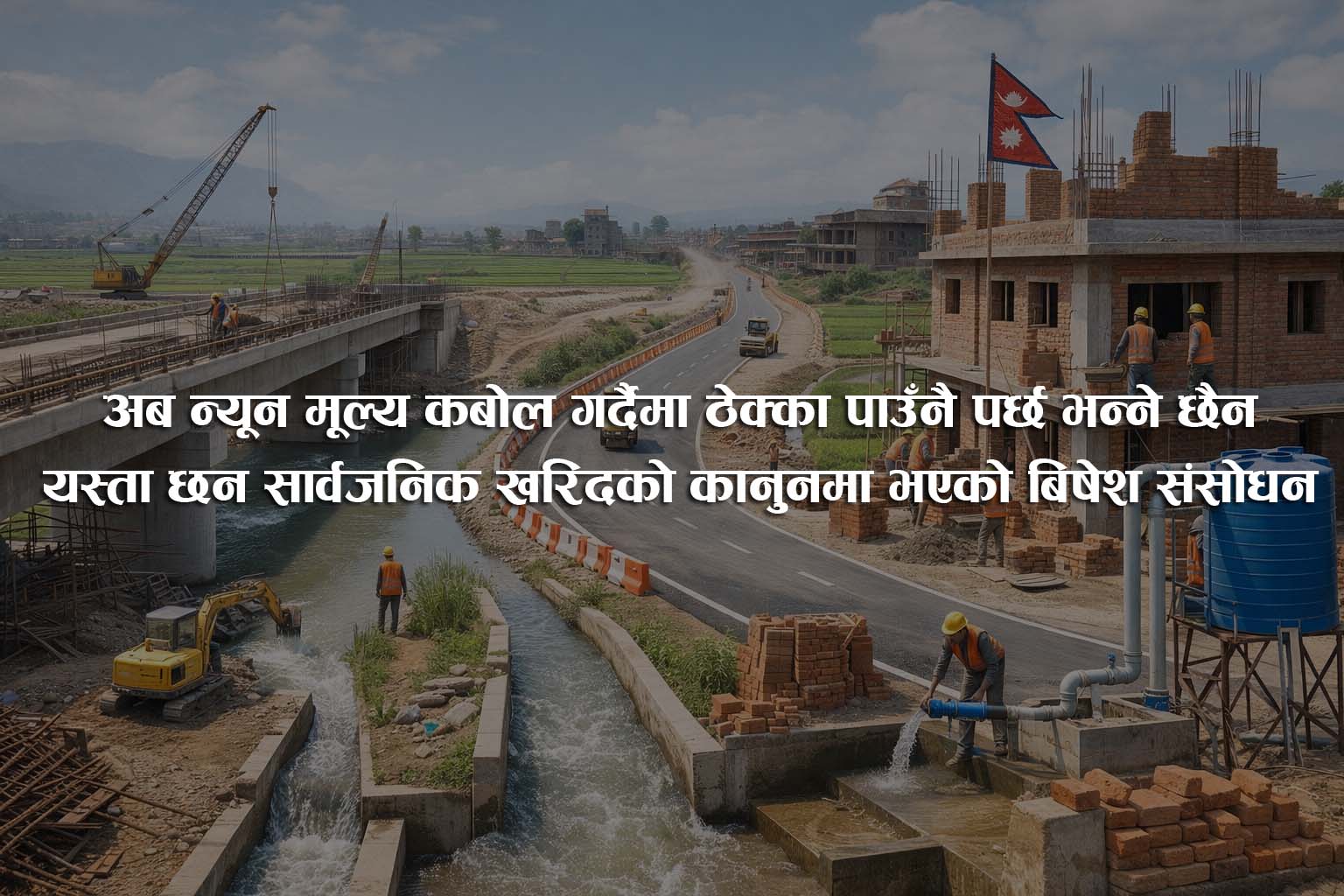 अब न्यून मूल्य कबोल गर्दैमा ठेक्का पाउँनै पर्छ भन्ने छैन, यस्ता छन सार्वजनिक खरिदको कानुनमा भएको बिषेश संसोधन