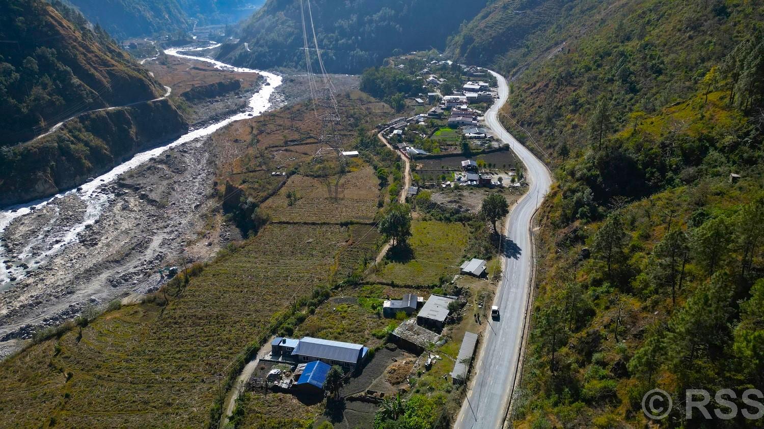 शर्मा–गजुरमुखी जेभीले गरे कालीगण्डकी करिडोरको तातोपानी–घाँसा खण्ड स्तरोन्नति